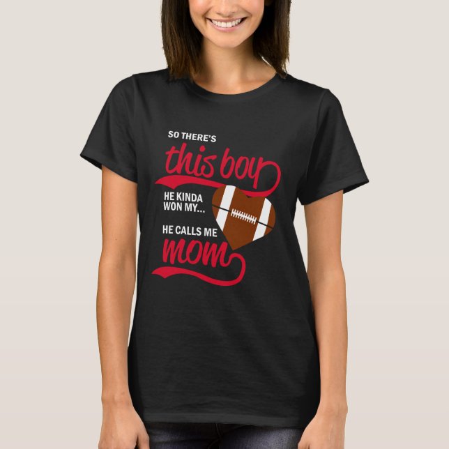 Proud Baseball Mama T - Shirt (Vorderseite)