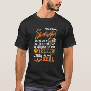 Proud Basketball Stepbruder Basketball Family Mat T-Shirt