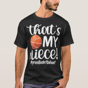 Proud Basketball Tante Gifts Basketball Spielertan T-Shirt