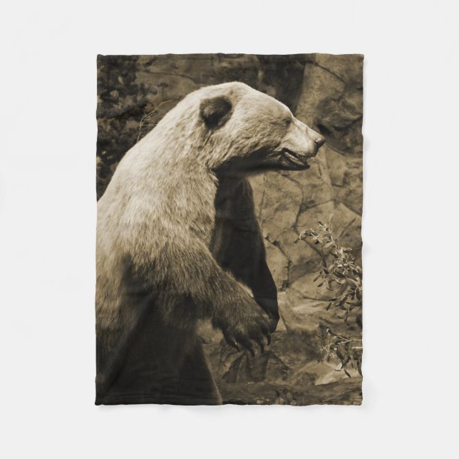 Proud Bear Fleecedecke (Vorderseite)