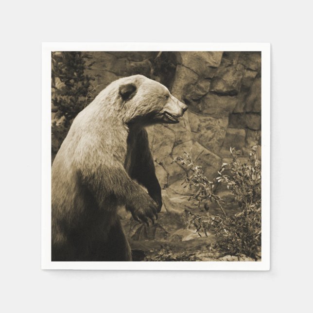 Proud Bear Serviette (Vorderseite)