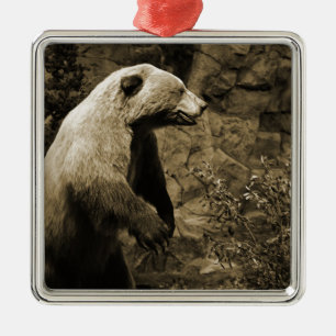 Proud Bear Silbernes Ornament