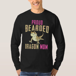 Proud Bearded Dragon Mama Reptile Lizard Gecko Wom T-Shirt