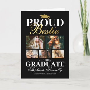 Proud Bestie des Graduates Karte