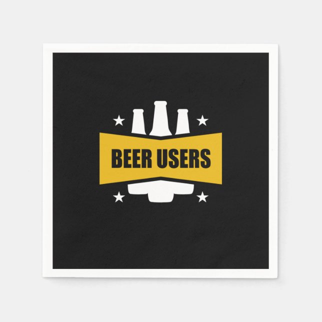 Proud-Biernutzer Serviette (Vorderseite)