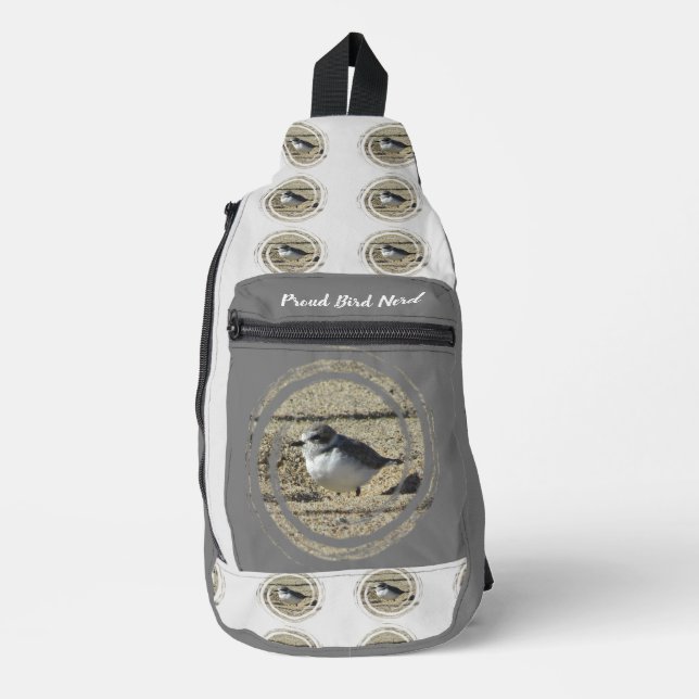 Proud-Bird-Nerd Vogelbeobachter Vogelbeobachtung Crossbody Bag (Vorderseite)
