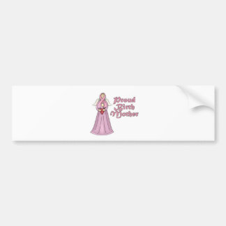 Proud Birth Mother Angel Design Autoaufkleber