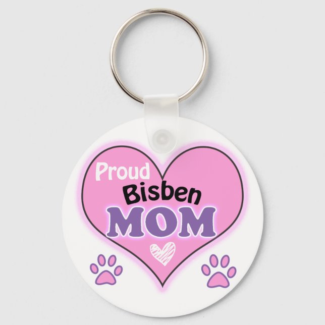 Proud Bisben Mama Schlüsselanhänger (Vorderseite)
