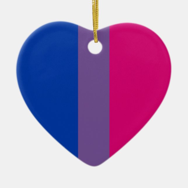 Proud Bisexual Keramikornament (Vorne)