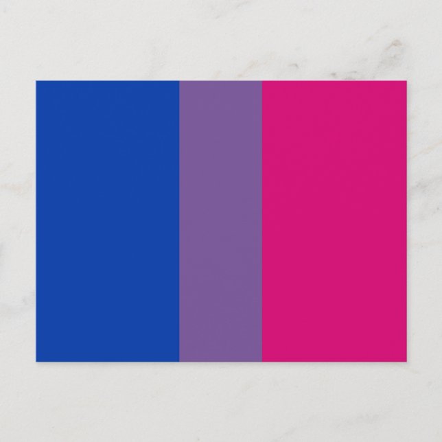 Proud Bisexual Postkarte (Vorderseite)