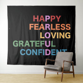 PROUD Black Tapestry Wandteppich