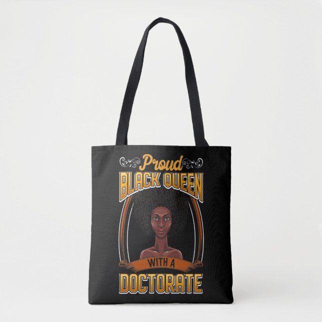 Proud Black Women Doktortitel Abschluss Tasche (Vorderseite)