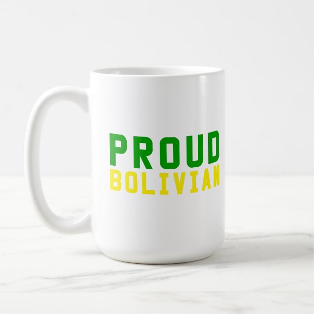 Proud Bolivian Kaffeetasse (Links)