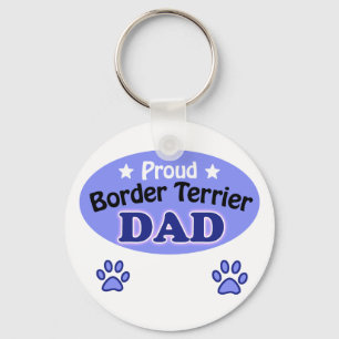 Proud Border Terrier Vater Schlüsselanhänger