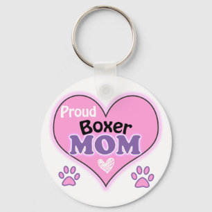 Proud Boxer Mama Schlüsselanhänger