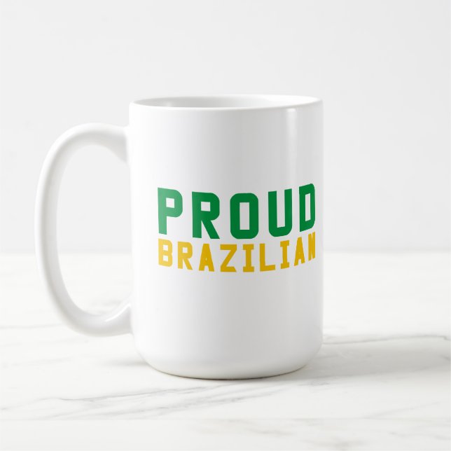 Proud Brasilianer Kaffeetasse (Links)
