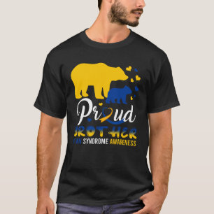Proud Brother Bear Family Matching Down Syndrome T-Shirt