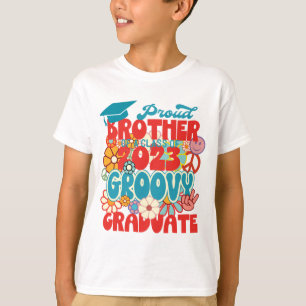 Proud BROTHER einer Klasse von 2023 Graduate Retro T-Shirt