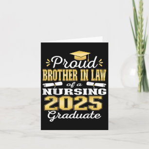 Proud Brother in Law Cl von 2025 Krankenpflege Gra Karte