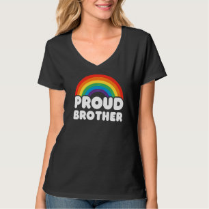 Proud Brother Lgbt Flag Gay Pride Lgbtq T-Shirt