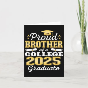 Proud Brother of 2025 Uni Graduate Family 24 G Karte