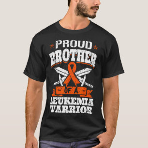 Proud Brotther einer Leukämie Warrior Bro Bewussts T-Shirt