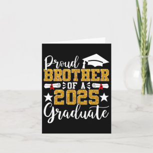Proud Bruder eines 2025 Abitur Bruder Karte