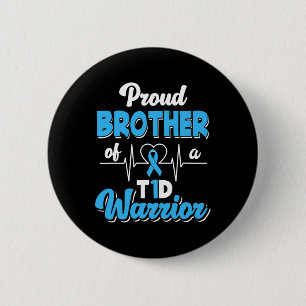 Proud Bruder eines T1D-Krieger Diabetes A Button
