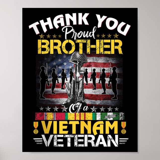 Proud Bruder eines vietnamesischen Veteranen - Dan Poster (Vorne)