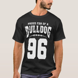 Proud Bulldog Fußballfan von Spieler 96 T-Shirt