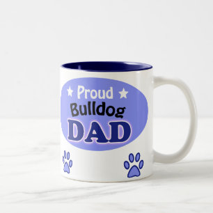 Proud Bulldog Vater Zweifarbige Tasse