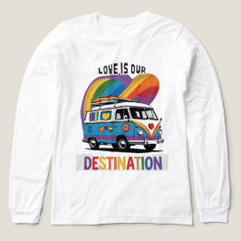 Proud Camper - Rainbow RV Pride T - Shirt
