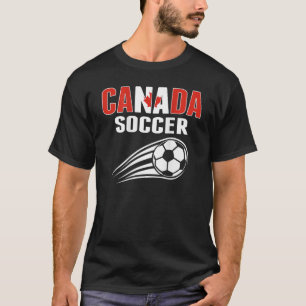 Proud Canada Soccer Fans Jersey Canadian Football T-Shirt