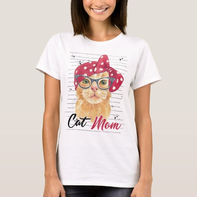Proud Cat Mama T - Shirt | Perfektes Geschenk für  (Vorderseite)