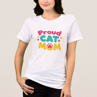 Proud Cat Mama Tri-Blend Shirt