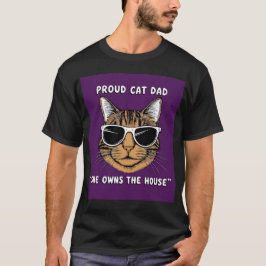 Proud Cat Vater Funny - Purfect Vatertag T-Shirt