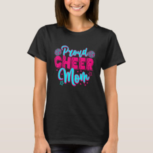Proud Cheer Mama Cheerleader T-Shirt