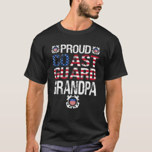 Proud Coast Guard Grandpa T-Shirt US Küstenwache 