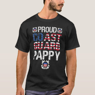 Proud Coast Guard Pappy T-Shirt US Coast Guard Vet