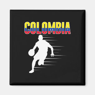 Proud Colombia Sketll Fans Jersey Kolumbianische F Magnet