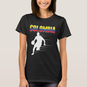 Proud Colombia Sketll Fans Jersey Kolumbianische F T-Shirt