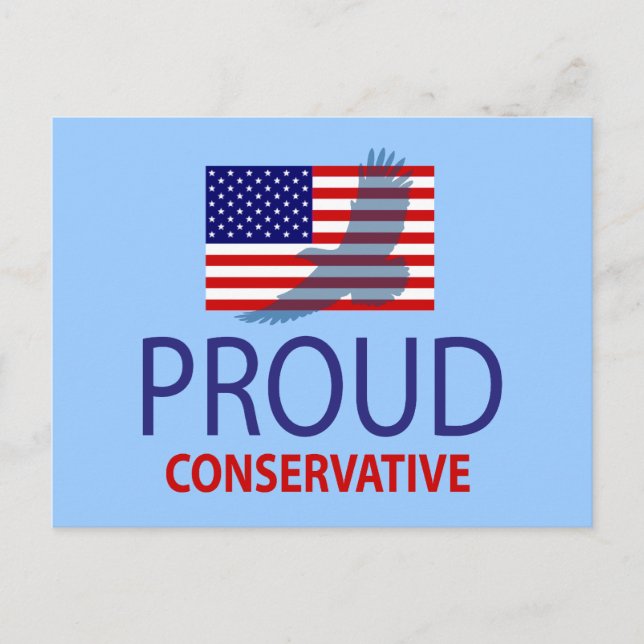 Proud Conservative Postkarte (Vorderseite)