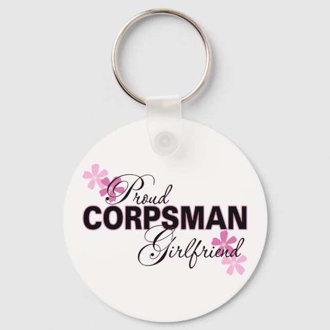 Proud Corpsman Girlfriend Schlüsselanhänger (Vorderseite)