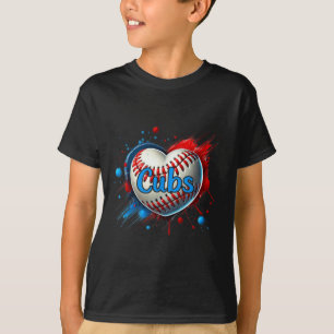 Proud Cubs Name Clic Hearts Geschenk für Cubs Fans T-Shirt
