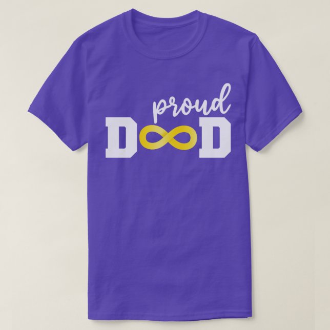 Proud Dad Autism Acceptance T-Shirt (Design vorne)