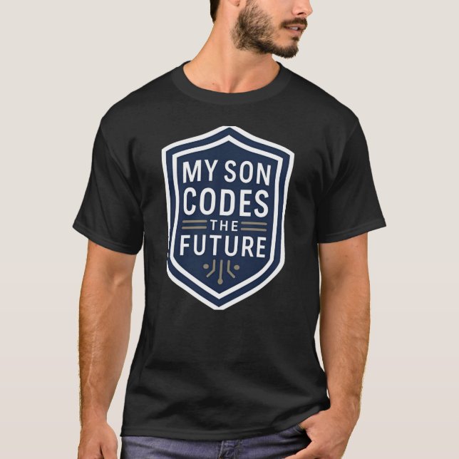 Proud Dad of a Programmer T-Shirt (Vorderseite)