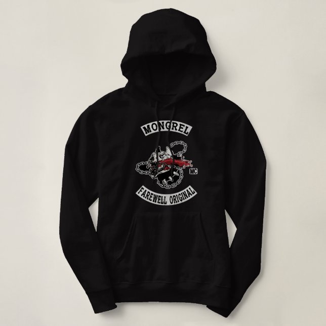 Proud Days Gone - Mongrel Farewell Original Mc Pu Hoodie (Design vorne)