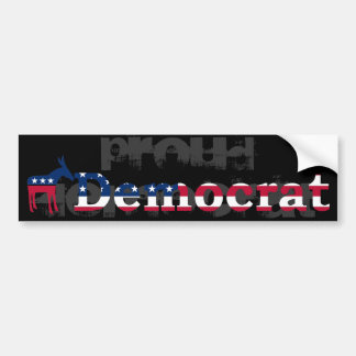 Proud-Demokrat Autoaufkleber
