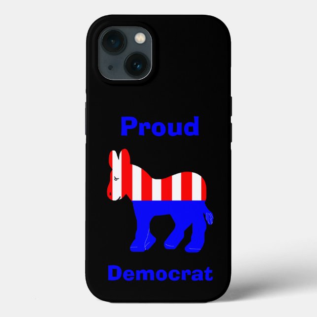 Proud-Demokrat Donkey Case-Mate iPhone Hülle (Rückseite)