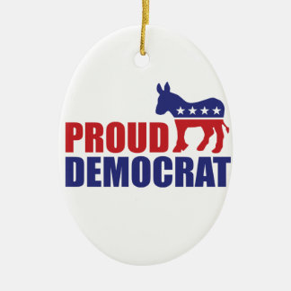 Proud-Demokrat Donkey Keramikornament